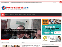 Tablet Screenshot of prensaglobal.com